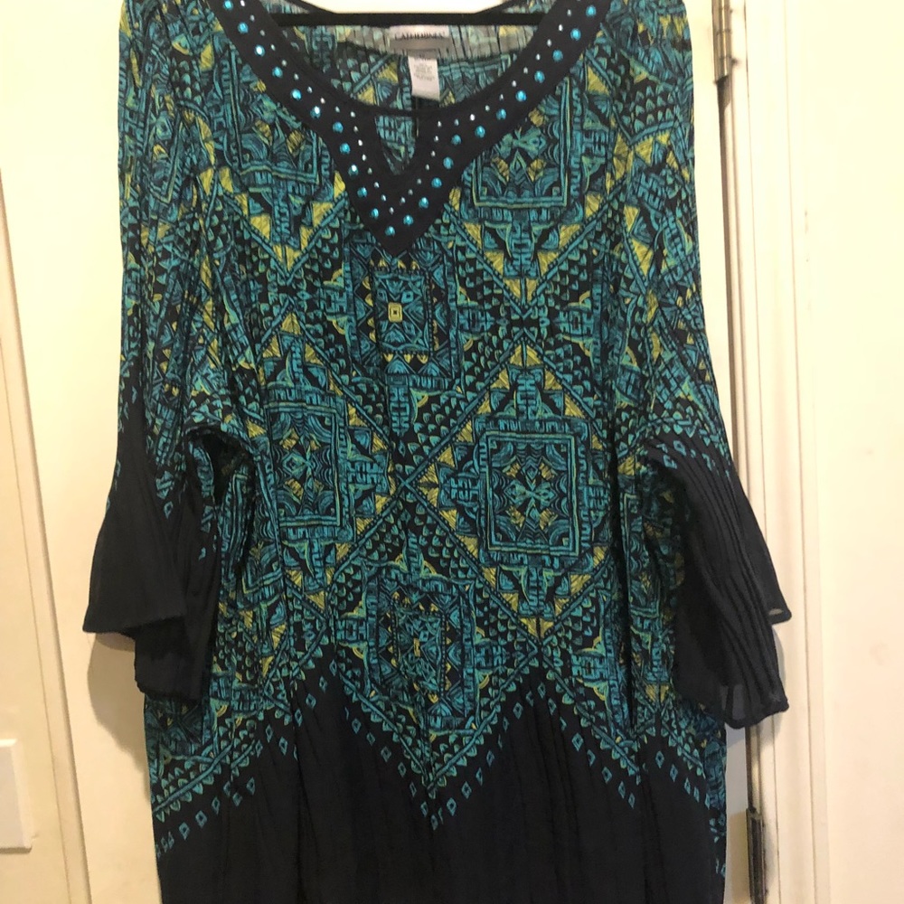 Catherine’s 4x plus size sheer blouse